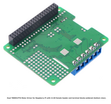 Pololu Dual TB9051FTG Motor drive for Raspberry Pi (Assembled)