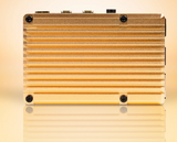 Pimoroni Aluminium Heatsink Case for Raspberry Pi 4 (Heliodor Gold)