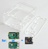 Acrylic case for WITTY PI 3 (REV1 OR REV2) and Raspberry Pi (3B, 3B+ OR 4B)