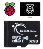 32GB Micro SD card preloaded with NOOBS version 3.5.0 for Raspberry Pi 4