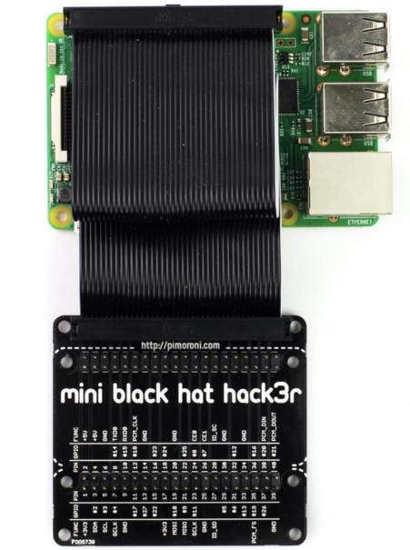 Pimoroni Mini Black HAT Hack3r (Fully Assembled)
