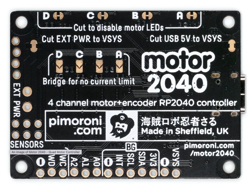 Motor 2040 - Quad Motor Controller