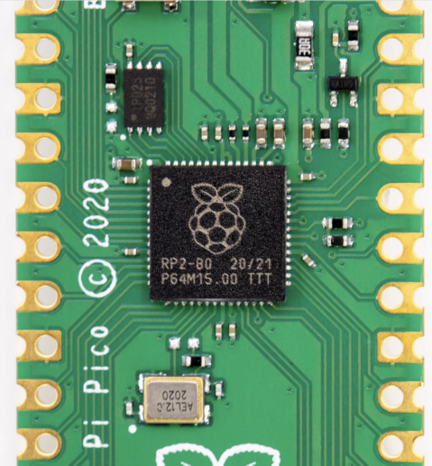 Raspberry Pi Pico with pre-soldered headers