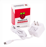 Official Raspberry Pi White Power Supply 5.1V 3A with USB C - 1.5 meter long
