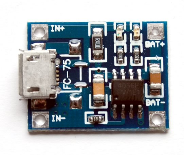 Lithium battery charging control board (Micro USB input)